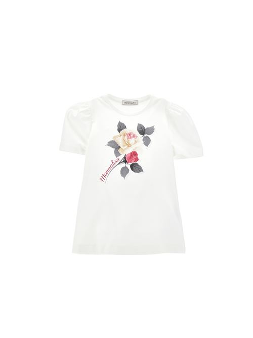 T-shirt, bambina, logata. MONNALISA | 71D601 42020001